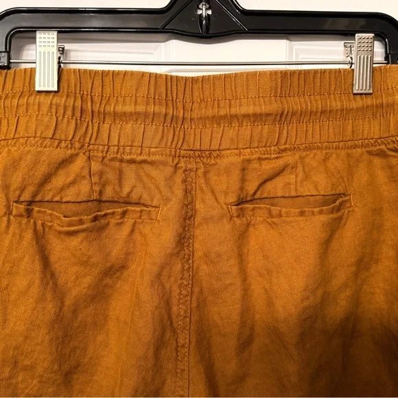 Athlete Cabo Linen Jogger in Toasted Ochre - Picture 6 of 9